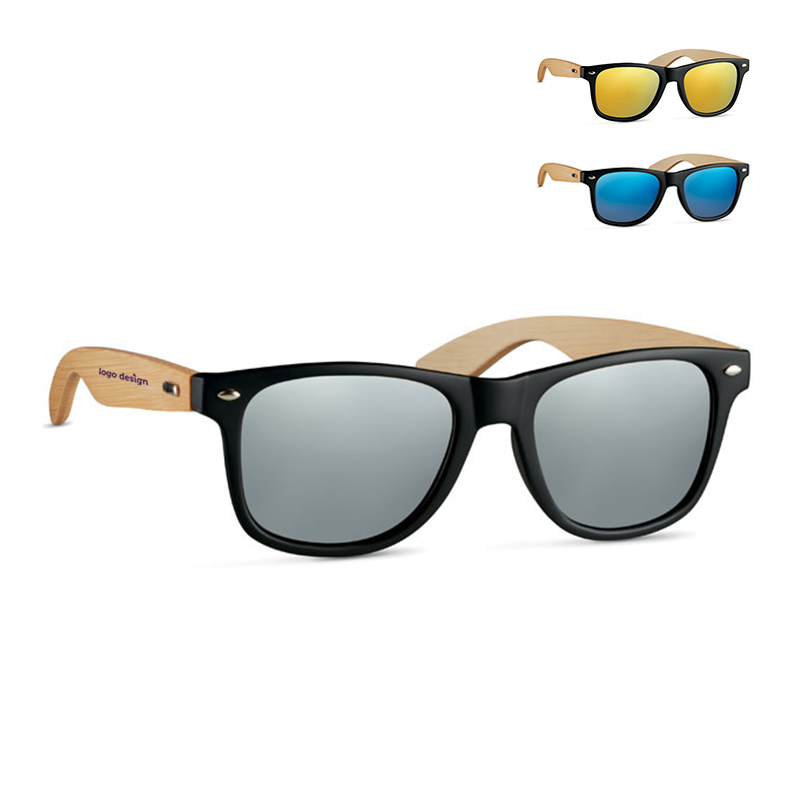 Sunglasses with bamboo legs